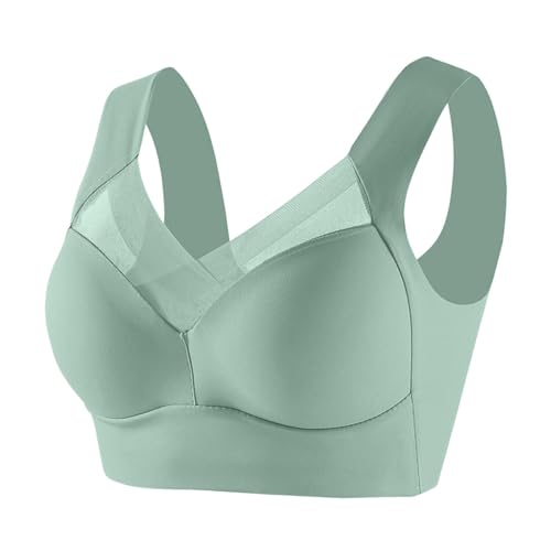 Hatme Haltungskorrektur BH Wmbra BH Ohne Bügel Weicher Schlaf Große Größen Push Up BH Leicht Bustier Sportunterwäsche Haltungskorrektur Rücken BH Klassische Comfy Nahtloser Bralette Damen Soft-BH