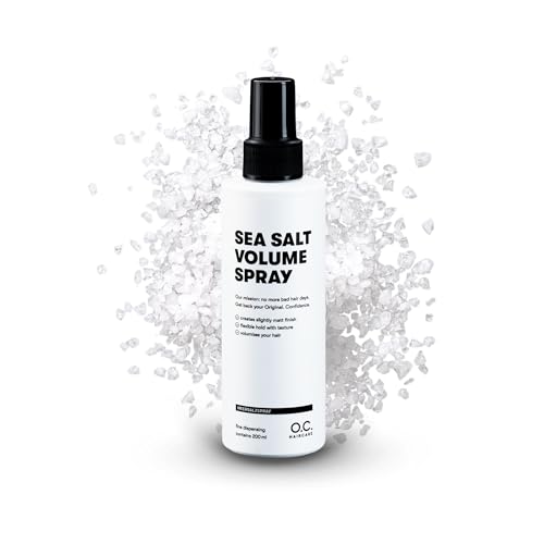 O.C. Haircare Sea Salt Spray - 200ml Meersalz Spray für Haare - Volumen-Booster für ein volleres Haargefühl mit starkem Halt - 100% vegan & Made in Germany