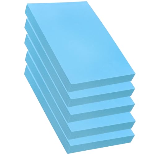 TAIANJI 5 Stück Schaumplatte Hartschaum, Bastelplatte Modell Hartschaumstoff DIY Styroporplatten Handgefertigt Hartschaumplatte für Landschafts Modellierung (20mm)