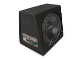 Caliber Aktiv Subwoofer Set für Auto - 12 Zoll Bassbox mit Verstärker 600W Spitzenleistung, 200W RMS - Active Autolautsprecher Set inkl. Endstufe für Autoradio - Kraftvoller Bass für Car - Schwarz