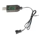 Litinliv Universal USB RC Ladegerät Kabel Mit SM-3P Connector Stecker Plug für 2S 7,4V 1000 mA LiPo Akku, Kompatibel RC car/RC-Auto/RC-Boot/RC Flugzeug/RC Drone, Drone Quadcopter