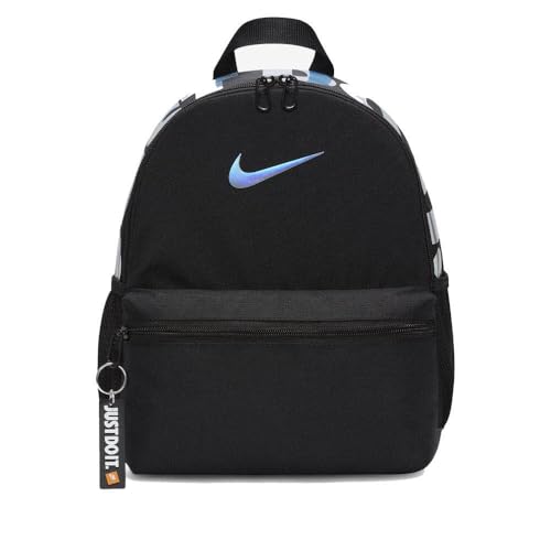 Nike Unisex Kinder Rucksack Y Nk Brsla Jdi Mini Bkpk, Black/Black/Hloslv, DR6091-017, MISC