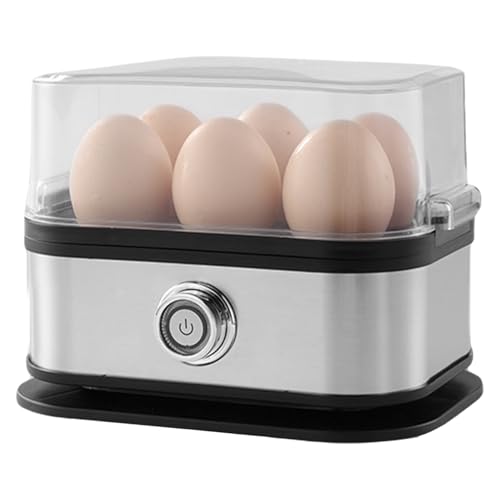 Mittagessen und Frühstück einfach zu bedienen – Dampfgarer – Schnellkochtopf für Eier | Automatisches Gerät für die Zubereitung von Omelette, ideal für die hausgemachte Küche mit Vorgarfunktion