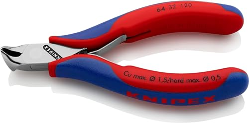 KNIPEX Elektronik-Vornschneider mit Mehrkomponenten-Hüllen 120 mm 64 32 120