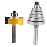 Fräser-Bit, wartungsfähig, hitzebeständige Beschichtung, 6-teiliges Set, elektrische Holzfräsen, Holzbearbeitung: