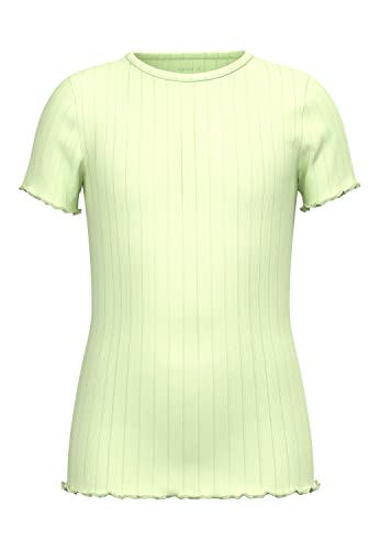 NAME IT Mädchen Nkfnoralina Ss Top Noos, Lime Cream, 158-164