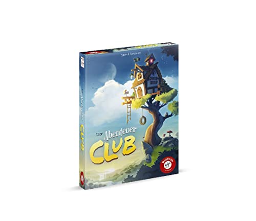 Piatnik 6673 - Der Abenteuer Club, Von Rätseln, Bibern und Erzfeinden, mit 12 spielbaren Abenteuern, ab 8 Jahren, 2 - 5 Spieler, Familienspiel, Rätselspiel