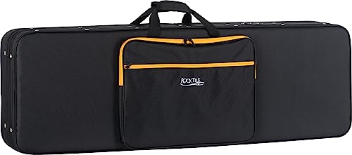 ROCKTILE EBSCR-2122BK E-Bass Softcase - Handlicher Leichtkoffer für alle gängigen E-Bässe (4/5 Saiten)