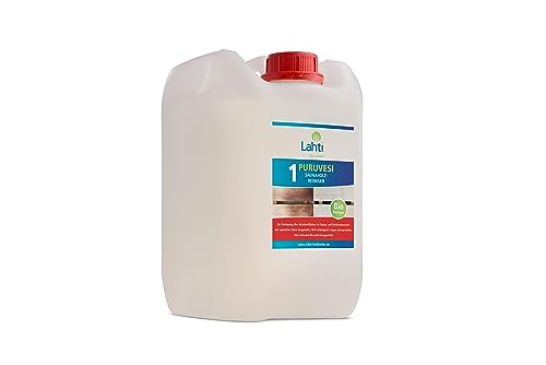 Lahti 1 PURUVESI - SaunaGrund-Reiniger - für die komplette Sauna, speziell für Hölzer - sehr effektiv, biologisch und schonend (5 Liter)