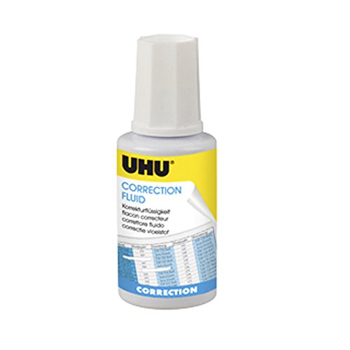 UHU 50450 Korrekturflssigkeit Correction Fluid, weiß, 20 ml