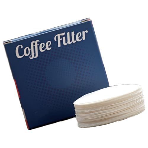 100pcs/Pack Gebleichtes Kaffeefilterpapier Für Espresso Maschinenhandel Zubehör Kaffeebrauerung Vorräte