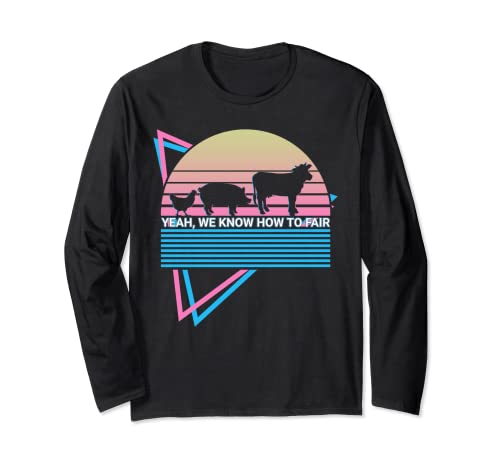 Livestock Retro Ja, wir wissen, wie man fair Langarmshirt