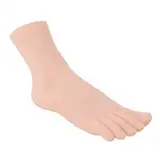 Simulierte Weibliche Fußschannin für Fußpflegepraxis, Lebensizesize Weibliche Rechtsfußmodell für Schuhdisplay, 7 cm Vorfußbreite