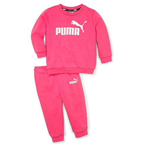 Puma Minicats Essential Sportanzug Crew Rosa - XXS, Rosa, 3-6 Monate