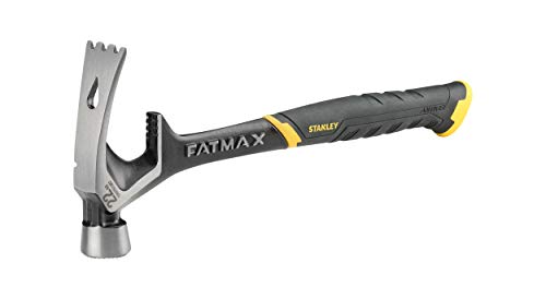 Stanley FMHT51367-2 FatMax Demontage Hammer (620g, abgeschrägter Nagelschlitz, große Schlagoberfläche, extra langer Handgriff, ideal zum Stemmen, Schaben, Zerspannen, 1 Stück)