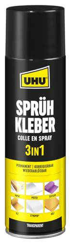 UHU Sprühkleber 3in1, Sprühdose 500ml