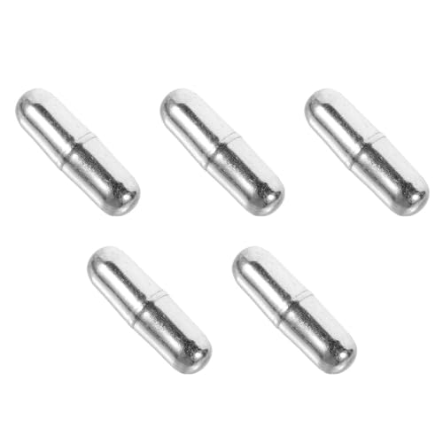 iplusmile 5st Magnetischer Rührbecher Magnetisches Rührpaddel Magnetrührstab Magnetischer Rührstab Für Selbstrührende Becher Magnetplatte Magnetstab Rostfreier Stahl Silver Wiederverwendbar