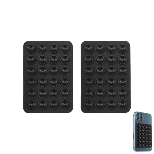 Pack of 2 Silikon Saugnapf Handyhülle Halterung Saugnapf,Handy Noppen Halter Rückseite Noppen Rückseite Silikon Handy Saugnapf Handyhülle Rückseite Saugnäpfe,für Shower Handyhülle Mit Saugnäpfen