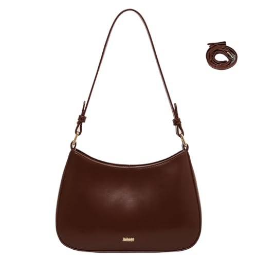 Makukke Umhängetasche Damen klein Handtasche, Y2K Crossbody Bag Damen PU Leder Schultertasche Vintage für Frauen Dating Party Einkaufe, Kaffee Tasche