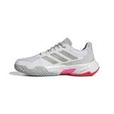 adidas Damen Courtjam Control 3 Tennis Shoes Tennisschuhe, Cloud White/Iron Metallic/Lucid Red, 38 EU