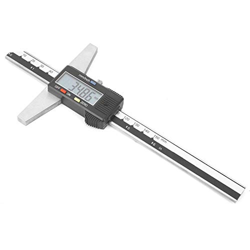 Digital Messschieber, 150mm/6 Zoll Digitale Schieblehre Messwerkzeuge Edelstahl Digitaler Tiefenmessschieber mit Großem LCD-Bildschirm für Haushalt und Industrie Messung Messlehre