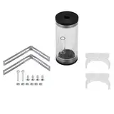 Richer-R G1/4 Gewinde Zylinder Reservoir Tank, 50 mm Durchmesser PC Flüssigkeit Wasserkühlung Volloffene Zylinder Wasserbehälter Tank Kit für PC Wasserkühlung