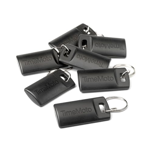 TimeMoto RF-110 RFID-Schlüsselanhänger, 25er Set, kompatibel mit TimeMoto Zeiterfassungen, kompakt, leicht, 125 kHz Frequenz, 7cm Erfassungsbereich