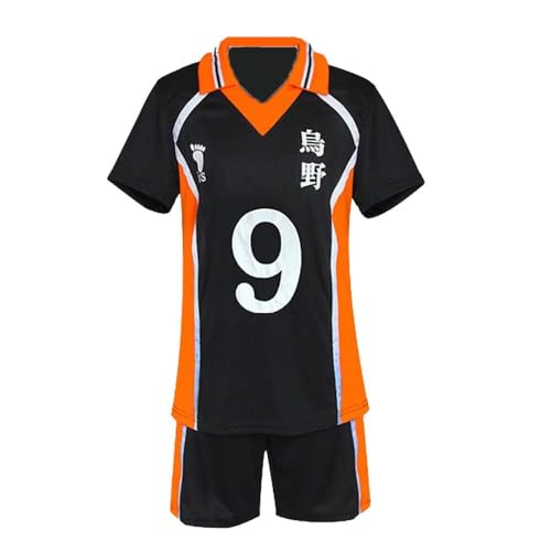 XIAMUSZ Karasuno Cosplay Kostüm Jersey Halloween Uniform Shorts Shirt (Small, Color 6)