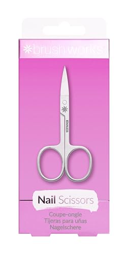 Brushworks Nagel Schere, silber, 5060455140121