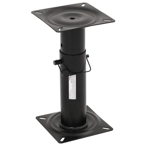 vidaXL Stuhlfuß für Bootssitz Verstellbar 28-45,5 cm Stahl, Stuhlbein für Bootssitz, Stuhlbein, Bootssitz Pedestal, Stuhlfuß, Bootssitz Sockel
