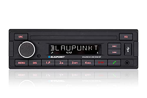 Blaupunkt Valencia 200 DAB BT | DAB+, Bluetooth, RDS Tuner, Freisprecheinrichtung, USB, Aux-In, schwarz