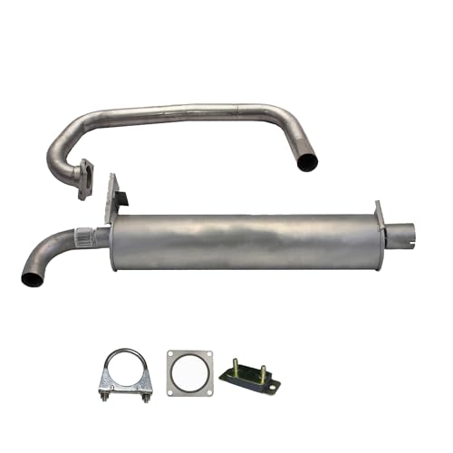 Ferroz Export Ersatz für Komplette Auspuffanlage für VW T3 1.6 TD, BJ. 1984-1990 70PS MOTOR JX Auspuff