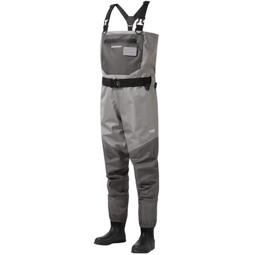 BASSDASH FW08 atmungsaktive Herren-Wathose, wasserdicht, zum Fliegenfischen, Brustfischen