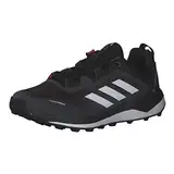 adidas Terrex Agravic Flow Primegreen Trail Running Trailrunning-Schuhe, core Black/Crystal White/solar red, 38 EU