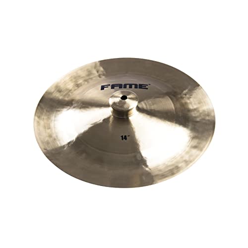 Fame Wahoon 14" China Becken, B20 Bronzelegierung, Brilliant Finish, Trashiger Sound, Volumen und Lautstärke, Schnelle Ansprache, Ideal für schnelle Akzente