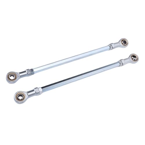 8mm Lenk Welle Krawatten Stange, Drift Trike Krawatten Ruten, Stahl Legierung, Hohe Härte, mit Kugelgelenk Design, 275mm Loch Abstand, 300mm Gesamtlänge für Go Kart, ATV, Quad
