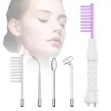 Hochfrequenzstab Gesicht - Blayram Hochfrequenz Gerät Gesichtsmassagegerät für Aknebehandlung - Beauty Gesichtsmaschine, Gesichtsmassagegeräte zur Hautstraffung (Lila)