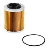 Motorölfilter mit O-Ringen für CFMOTO ZForce CForce UForce 1000 800 600 500 400, Ersatz #0800-011300 Gute Filterwirkung