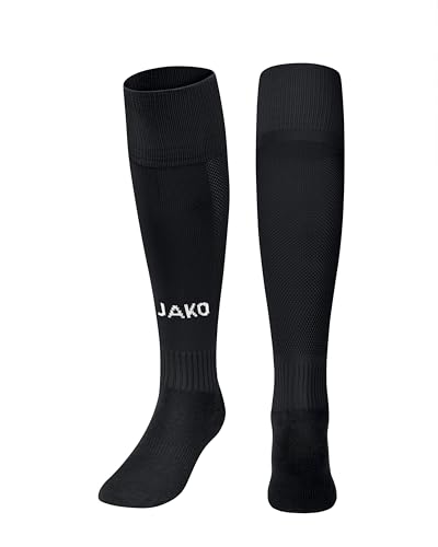 JAKO Unisex Stutzenstrumpf Glasgow 2.0, Schwarz, 31-34