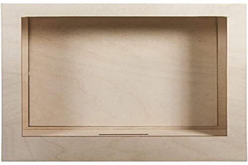 Rayher Hobby Rayher Hobby Rayher 62854505 Holzbausatz 3D-Motivrahmen, FSC zertifiziert, natur, 24 x 24 x 6,6 cm, 8teilig, zum basteln und bemalen