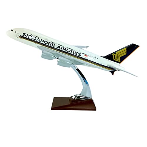 ZYAURA 1: 200 Airbus A380-800 Modell Singapur Flugzeugbasis Legierung Flugzeug Luftfahrt Flugzeugmodell