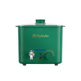 TOAUTO 4Qts Green Wax Melter für Kerzenherstellung - Elektrische Kerze Wachs Schmelzen Topf mit Quick Pour Ventil Wachs & Temperaturregelung für Kerzenhersteller Anfänger AC 230V