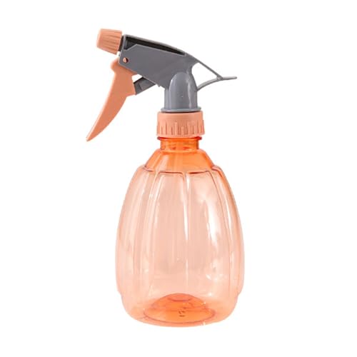 Gsycle Kunststoff-Pflanzensprühflasche, 500 ml, verstellbare Düse, superfeine Sprühhaar-Sprühflaschen, Gartensprüher, Rasensprüher, Pflanzenwasser, Zimmerpflanzen-Gießkanne für Blumen, (Orange)