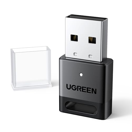 UGREEN Bluetooth 5.4 Adapter für PC, Bluetooth Dongle für Maus, Tastatur, Kopfhörer, Handy, USB Bluetooth Adapter Controller, Bluetooth Stick für Windows 11/10/8.1