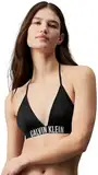 Calvin Klein Damen Bikini Oberteil Triangel Gepolstert, Schwarz (PVH Black), S