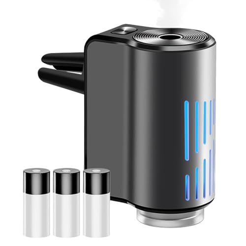 Multi-Purpose Car Fragrance Diffuser | Smart Car Air Diffuser | Multifunctional Aromatherapy Diffuser | Long-Lasting Car Perfume with 3 Bottle Of Oil for Car Interior
