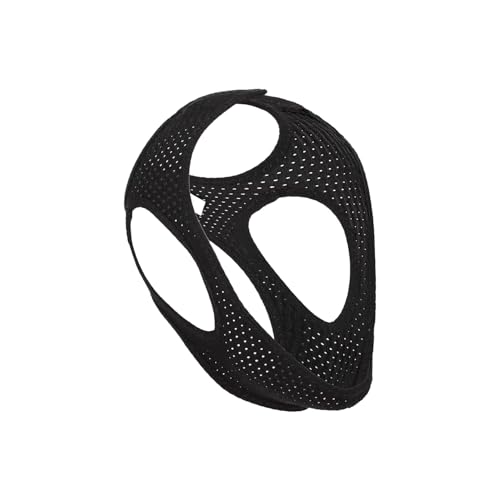 Anti Schnarchen Kinnriemen Schnarchschiene Männer Kinnband Schlafapnoe Schnarchmaske Elastisch Halskrause Gegen Schnarchen Stopper Chin Strap Einstellbare Atmungsaktive Kopfband für Män Frauen