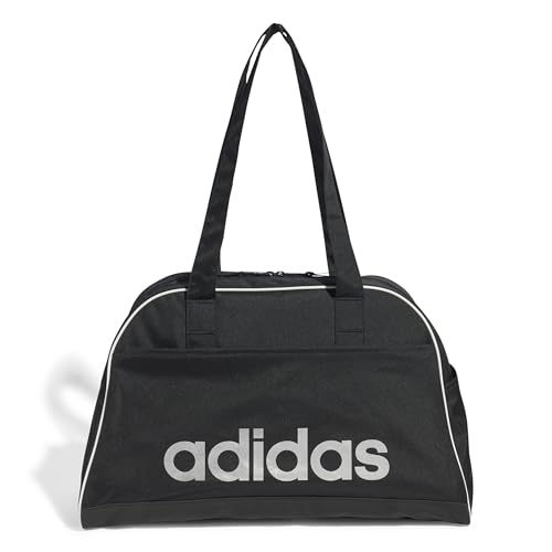 adidas Damen LINEAR Essentials Bowling Bag, Black/Silver Metallic, One Size
