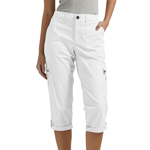 Damen-Stretch-Arbeitshose, Shorts, Kordelzug, öffentliche Lederjogger, Sport, Fußball, Jeans, kariert, Leinen, hohe Taille, weiß, L