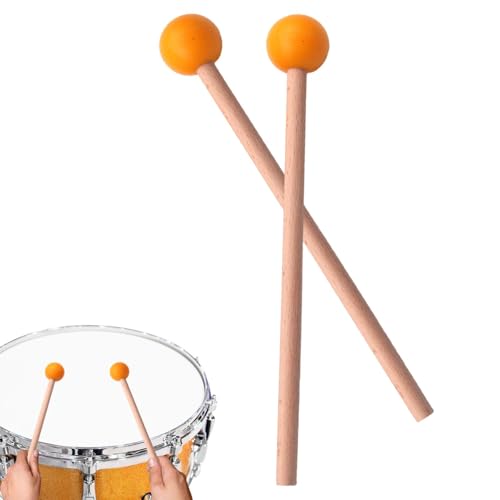 Gong Maillet | Holzschläger Marimba Marteau | Gummikopf Hammer Marimba Tambour Maillets Marimba Maillets Für Xylophon, Carillon, Bloc De Wood, Glockenspiel Und Glocken